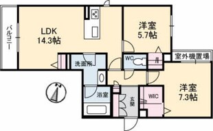 シャーメゾン寺家駅前の物件間取画像